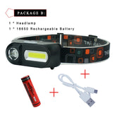Headlight USB Mini 3 Modes