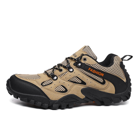 Suede Leather Men Hiking Shoes