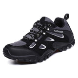 Suede Leather Men Hiking Shoes
