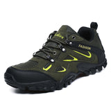 Suede Leather Men Hiking Shoes